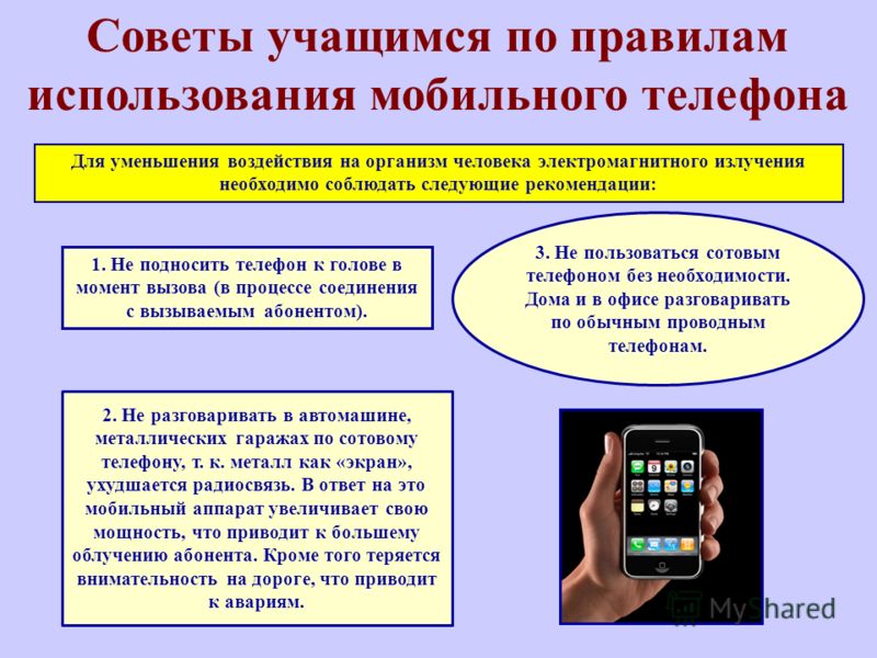 Положение об использовании телефонов в школе